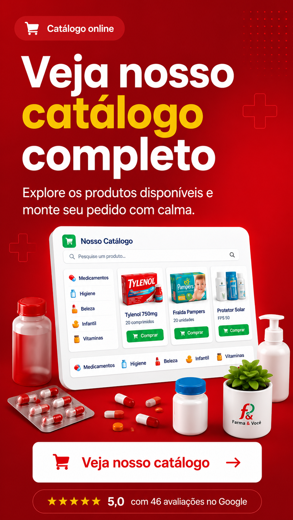 Veja nosso catálogo completo da Farma e Farma